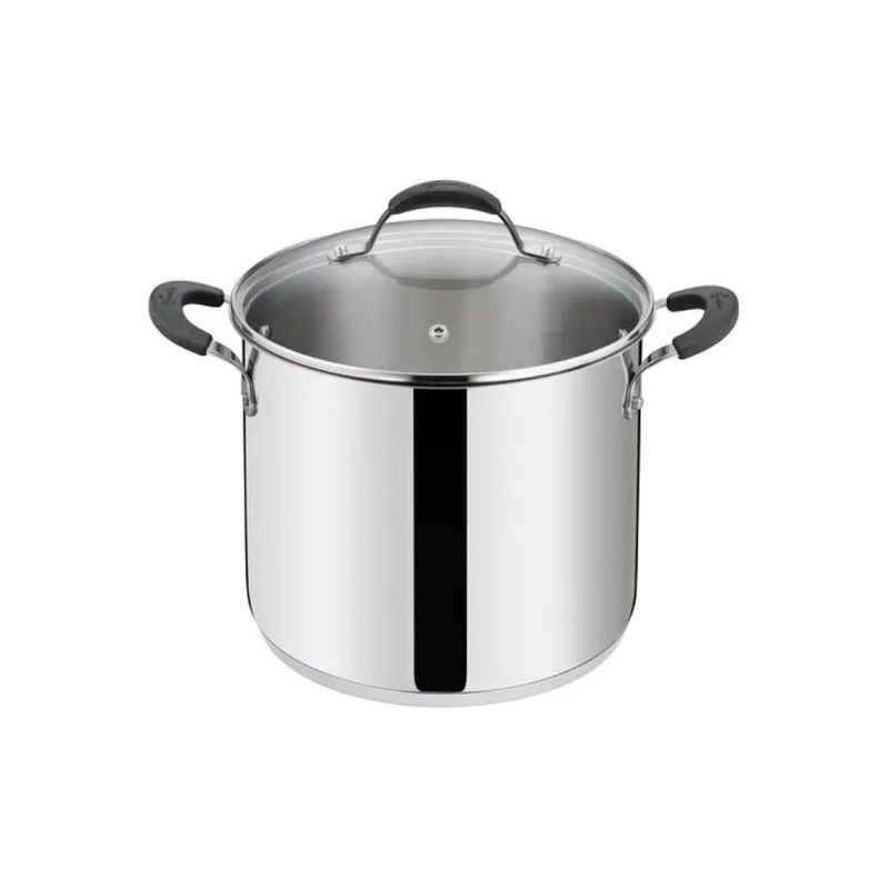 Lagostina Tempra Pentola 18 cm in Acciaio Inox con Coperchio in Vetro