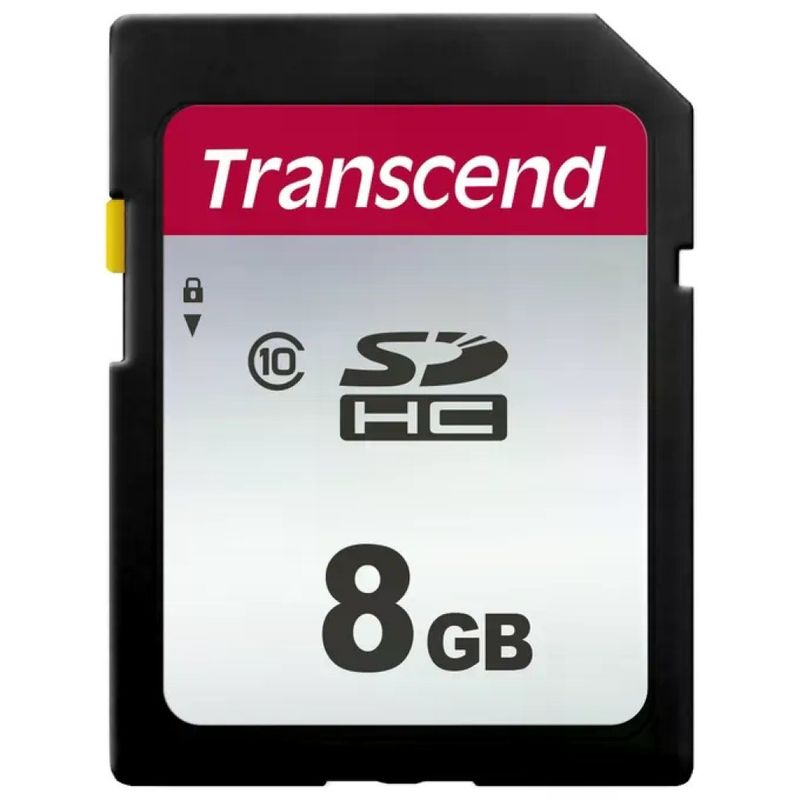 Transcend TS8GSDC300S 300S Scheda di memoria SDHC 8 GB Classe 10 UHS-I V30 colore Nero