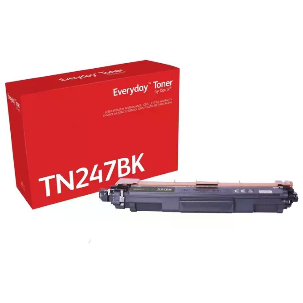 Xerox Everyday TN-247BK Toner Nero Compatibile Brother, Alta Capacità 3.000 Pagine
