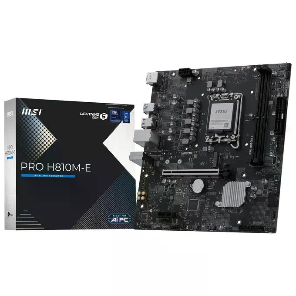 MSI PRO H810M-E Scheda Madre Micro-ATX LGA1851 DDR5
