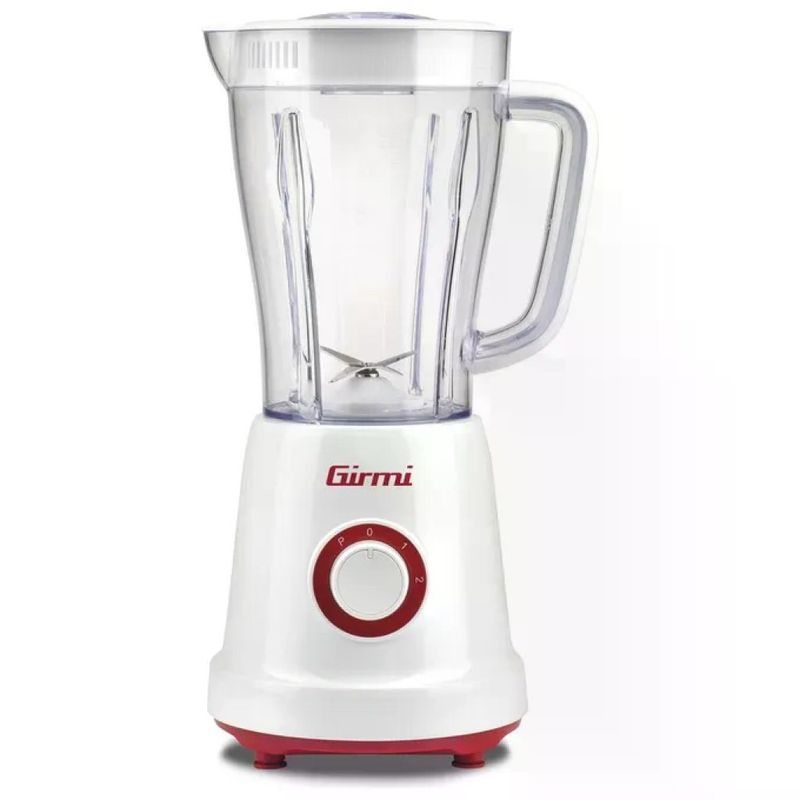 Girmi FR46 Frullatore da Tavolo 500 W, Caraffa 1,5 L, Bianco
