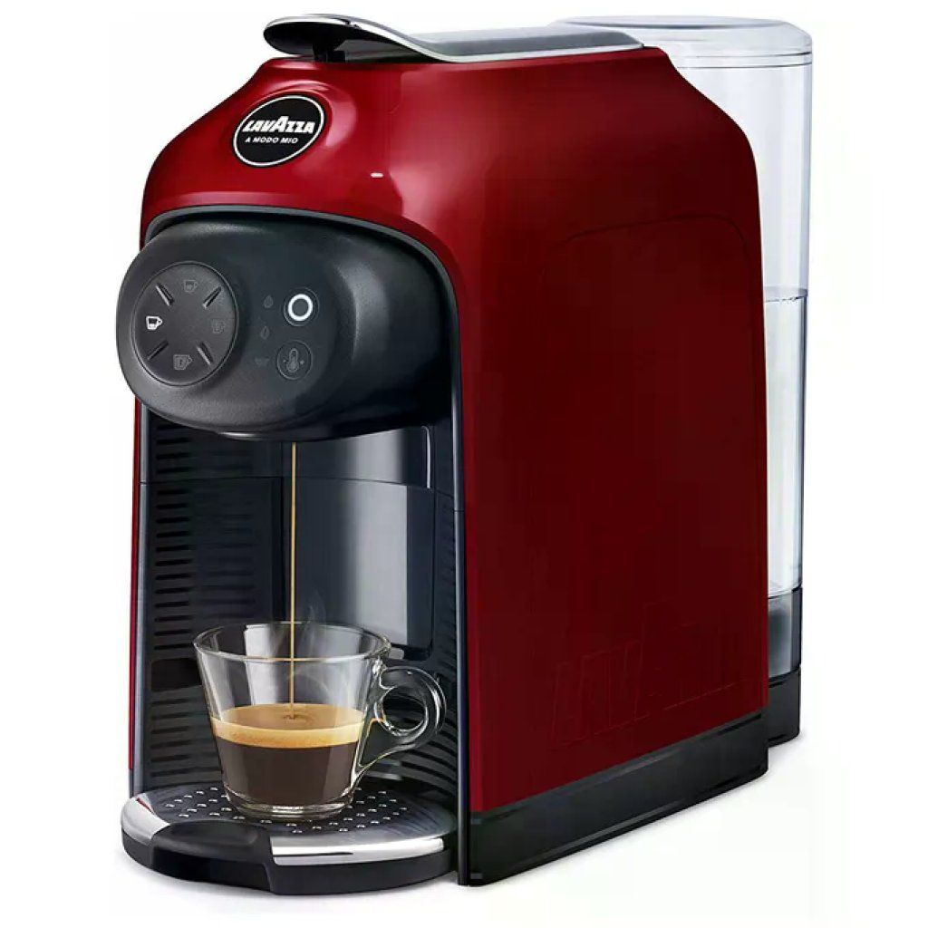 Lavazza Idola 18000278 – Macchina da caffè a capsule A Modo Mio, rossa
