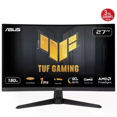 ASUS TUF Gaming VG27VQ3B Monitor Curvo 27” Full HD 180 Hz ASUS TUF Gaming VG27VQ3B Monitor Curvo 27” Full HD 180 Hz