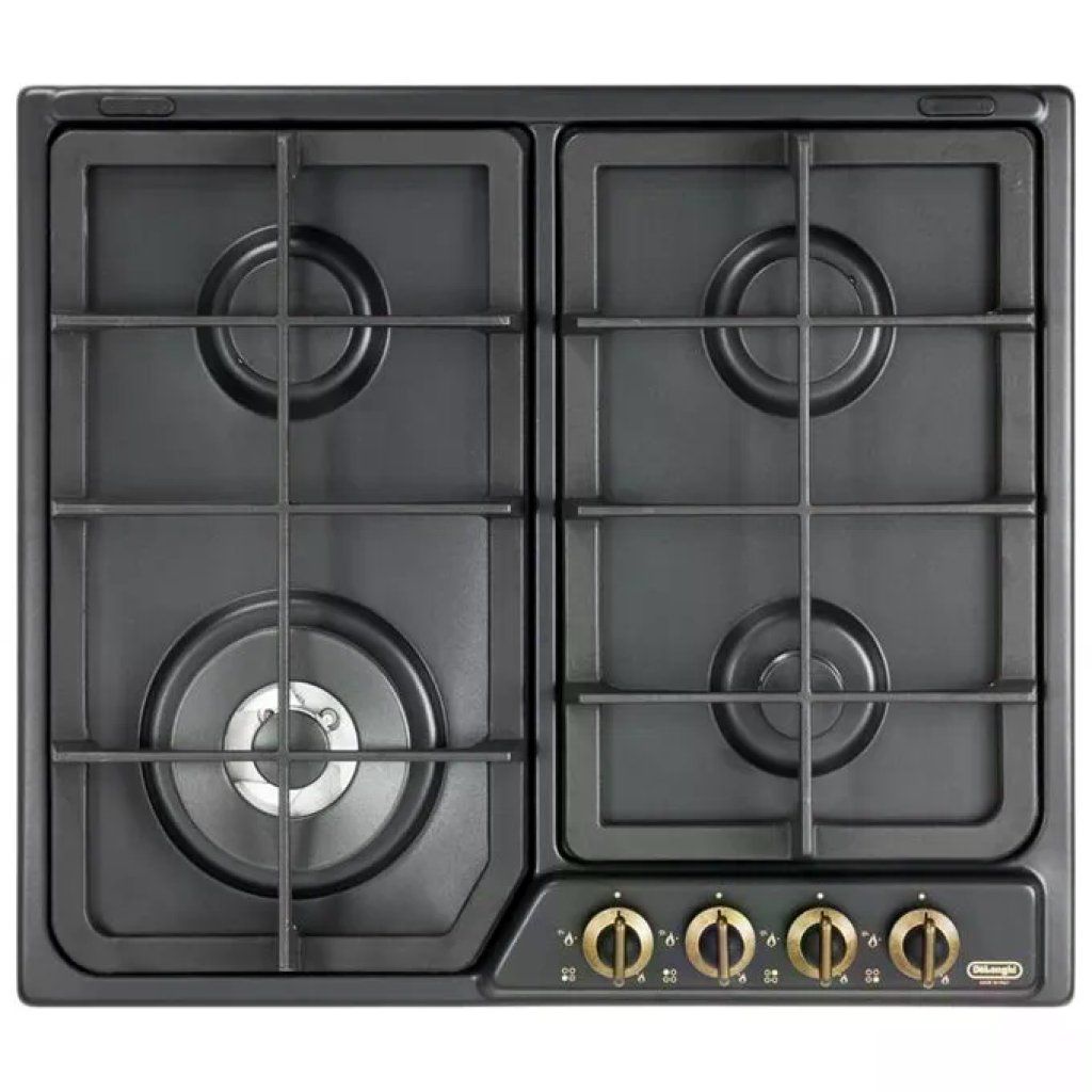 DELONGHI De'Longhi ANF 46 PRO Piano cottura gas da incasso 60 cm 4 fuochi tripla corona griglie in ghisa