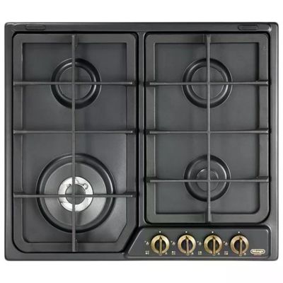 DELONGHI De'Longhi ANF 46 PRO Piano cottura gas da incasso 60 cm 4 fuochi tripla corona griglie in ghisa DELONGHI De'Longhi ANF 46 PRO Piano cottura gas da incasso 60 cm 4 fuochi tripla corona griglie in ghisa