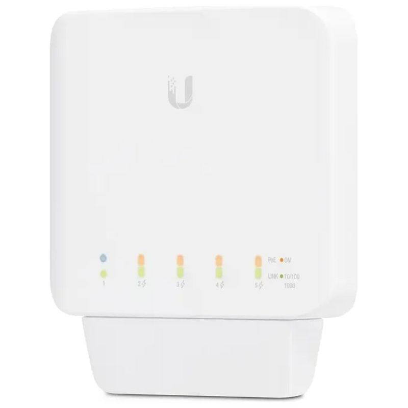 Ubiquiti USW-FLEX UniFi Switch Gestito L2 5 Porte Gigabit Ethernet PoE 46W IP55 colore Bianco