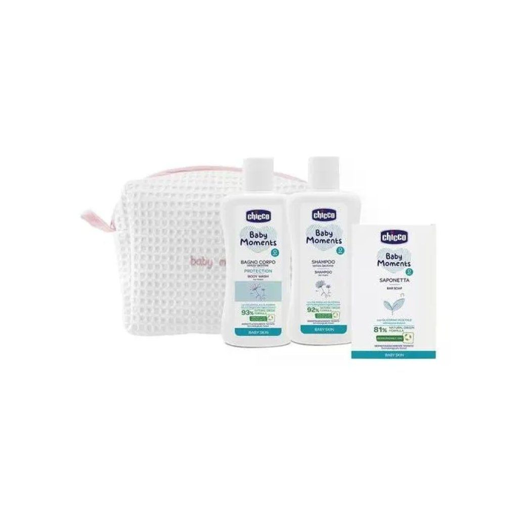 Chicco Baby Moments Set Regalo Bagnetto con Beauty Bag