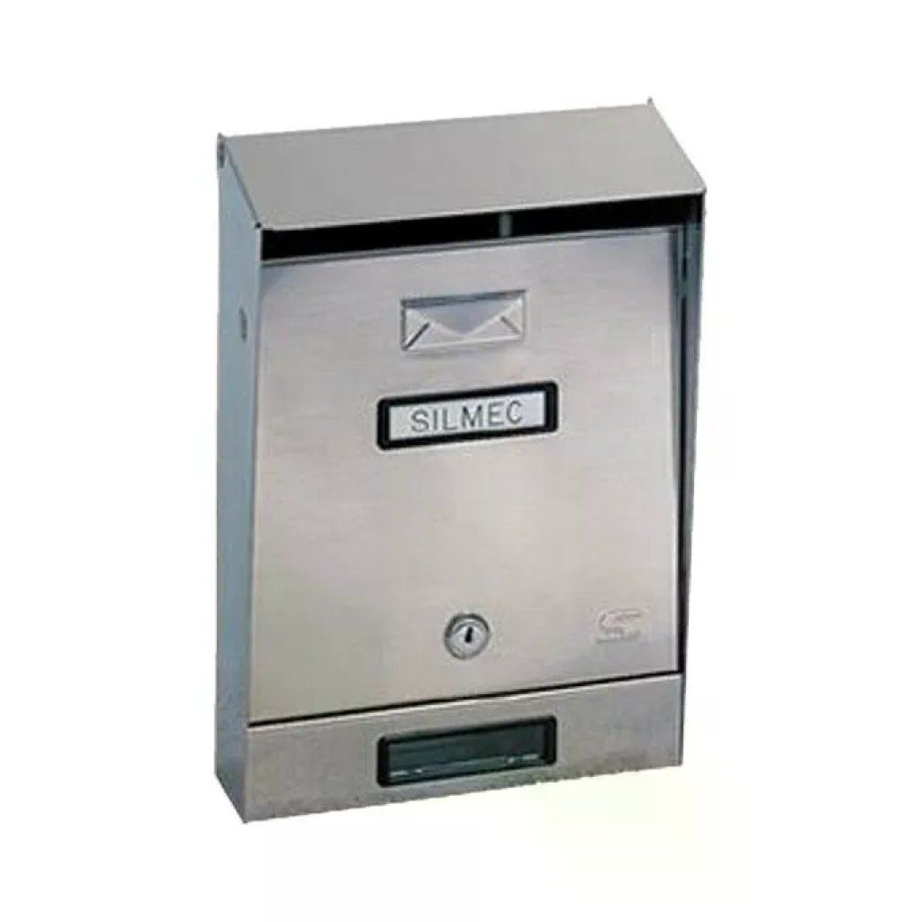 Silmec 10-001 Cassetta Postale da Esterno in Acciaio Inox