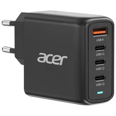 Acer ZL.ADTCC.00L Caricatore GaN 100 W con 4 porte e cavo USB-C da 2 m Acer ZL.ADTCC.00L Caricatore GaN 100 W con 4 porte e cavo USB-C da 2 m