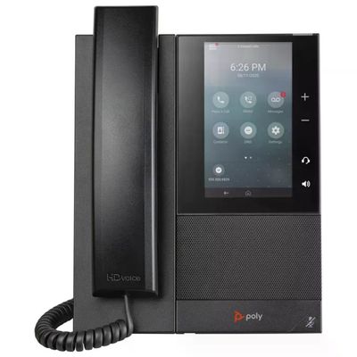 POLYCOM HP Poly CCX 505 82Z79AA Telefono IP Multimediale aziendale Per Microsoft Teams PoE Nero