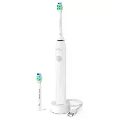 Philips Sonicare Serie 2100 HX4022/01 Spazzolino Elettrico Sonico Bianco con 2 Testine Philips Sonicare Serie 2100 HX4022/01 Spazzolino Elettrico Sonico Bianco con 2 Testine