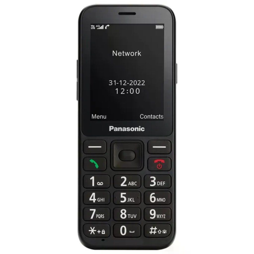 Panasonic KX-TU250 Telefono per Anziani 4G VoLTE Nero