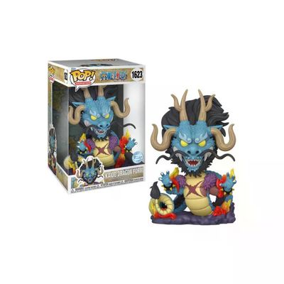 Funko 66422 POP Jumbo One Piece Kaido Forma Drago Bobble Head Action Figure in Vinile 25 cm Funko 66422 POP Jumbo One Piece Kaido Forma Drago Bobble Head Action Figure in Vinile 25 cm