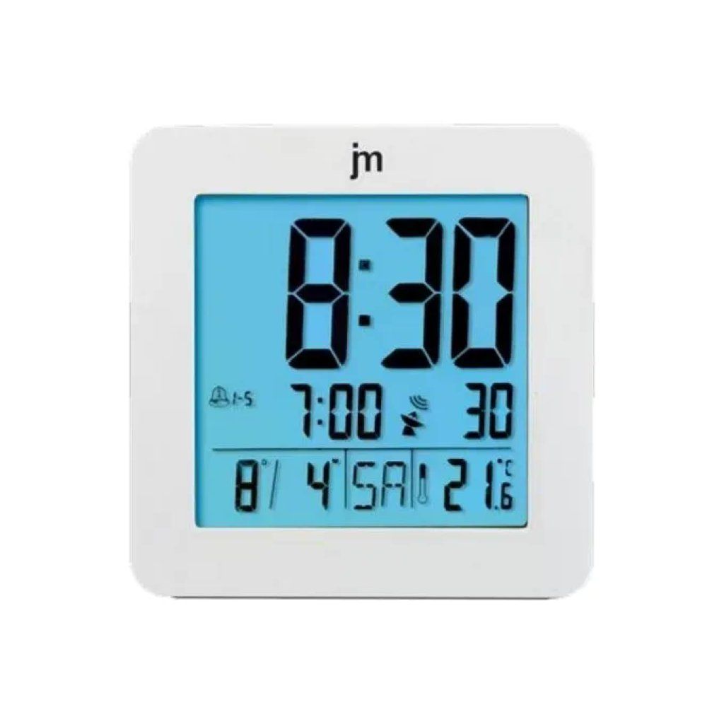 JM JD-9035B Sveglia Digitale Radiocontrollata con Calendario e Termometro JM JD-9035B Sveglia Digitale Radiocontrollata con Calendario e Termometro
