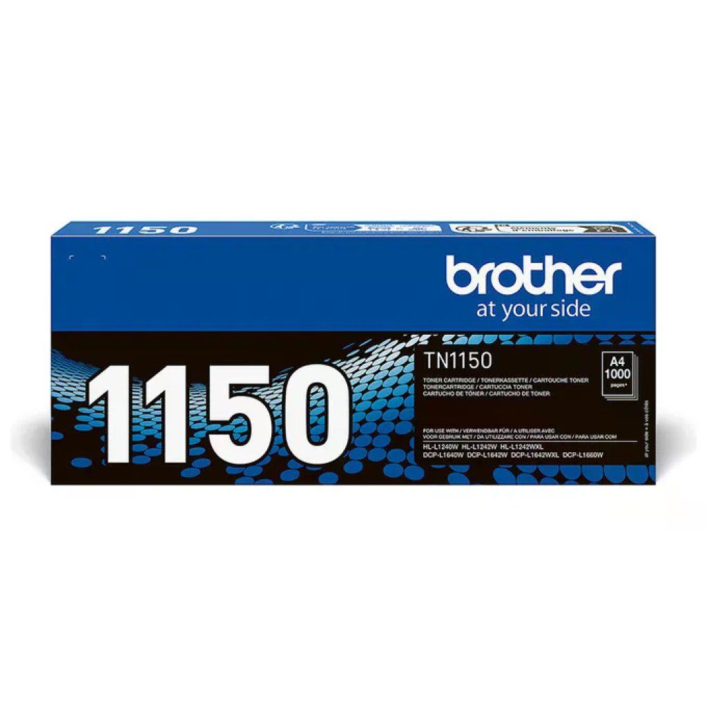 Brother TN-1150 Toner Nero Originale – 1.000 Pagine