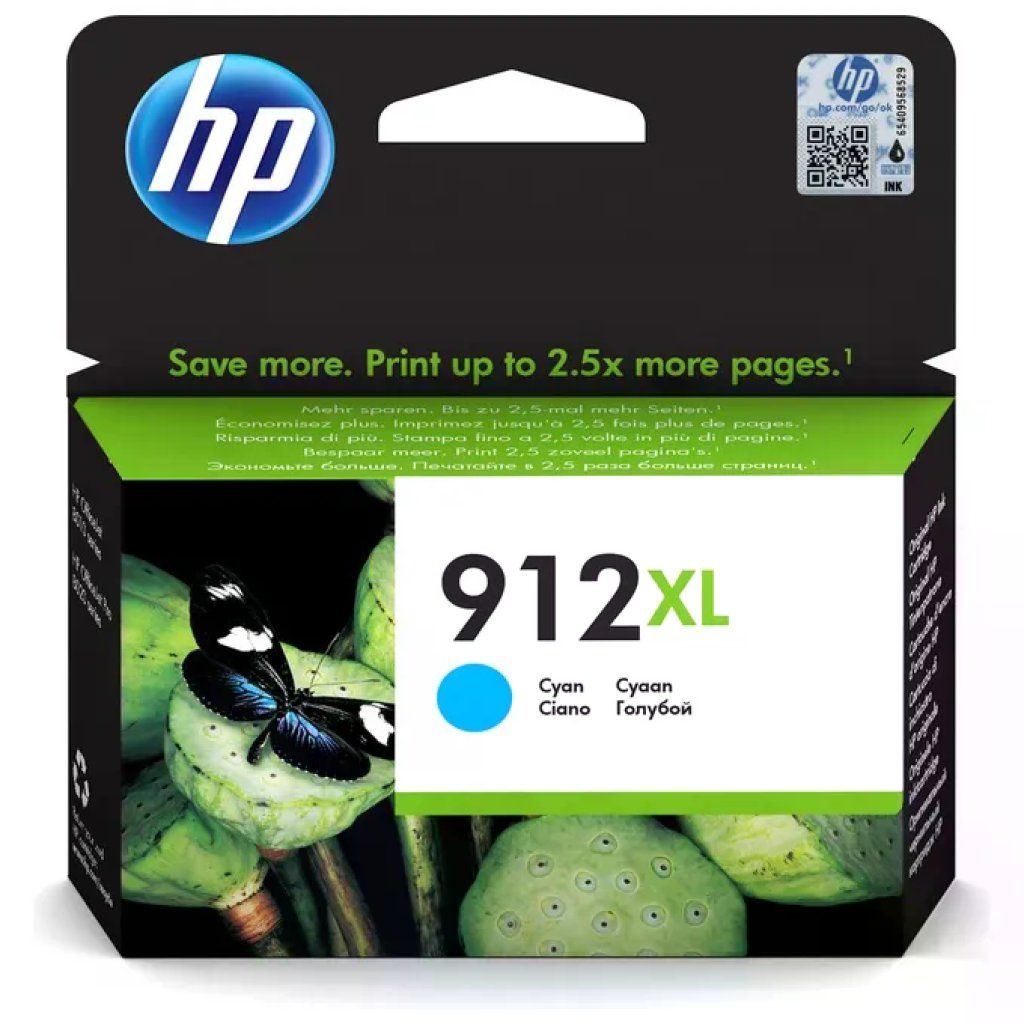 HP Cartuccia HP 912XL Ciano Originale ad Alta Capacità