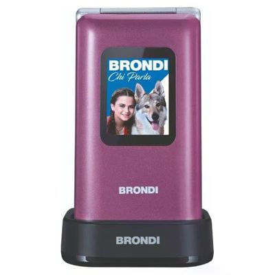 Brondi Amico Prezioso – Cellulare a conchiglia Dual SIM viola Brondi Amico Prezioso – Cellulare a conchiglia Dual SIM viola
