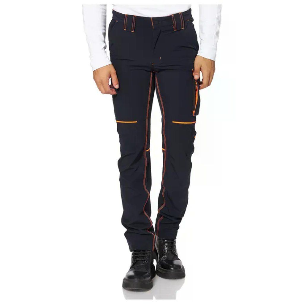 U-Power WORLD WFU189DB Pantaloni da Lavoro Uomo Slim Fit Blu Scuro U-Power WORLD WFU189DB Pantaloni da Lavoro Uomo Slim Fit Blu Scuro