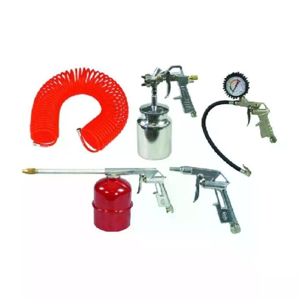 EXCEL 00108 Kit Accessori per Compressore, 5 Pezzi EXCEL 00108 Kit Accessori per Compressore, 5 Pezzi