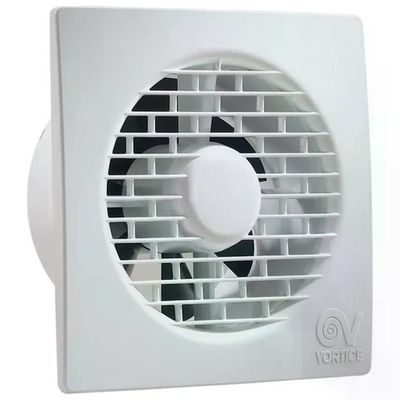 Vortice Punto Filo MF 100/4" Aspiratore da Parete 100 mm, 85 m³/h, 15 W, Bianco