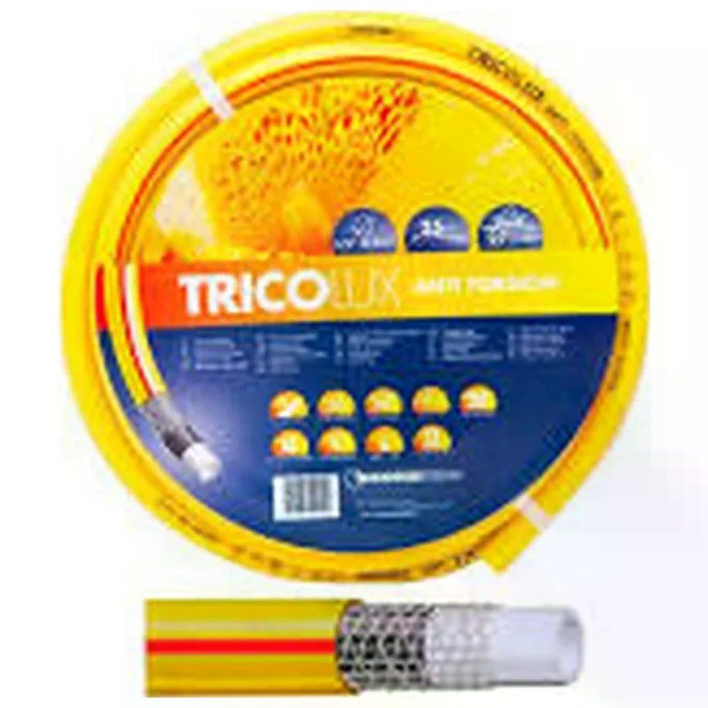 TRICOLUX Trico Lux 8015105023252 Tubo Antitorsione in PVC 5 Strati Rinforzo Magliato Diametro 3