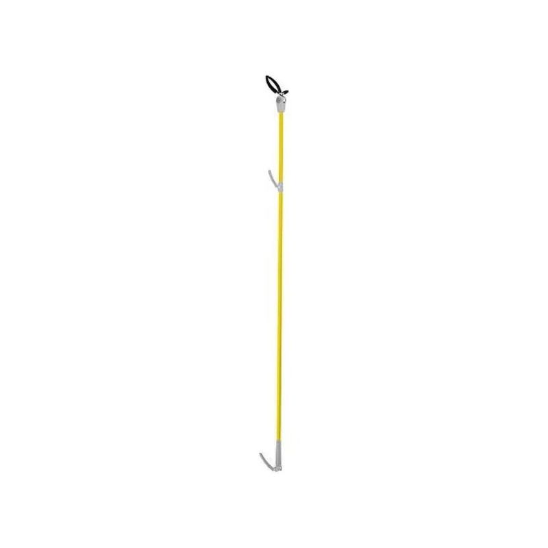 Apex 51521 Pinza Raccoglitutto per Scaffali Doppia Chela Gommata Doppia Leva 158 cm colore Giallo