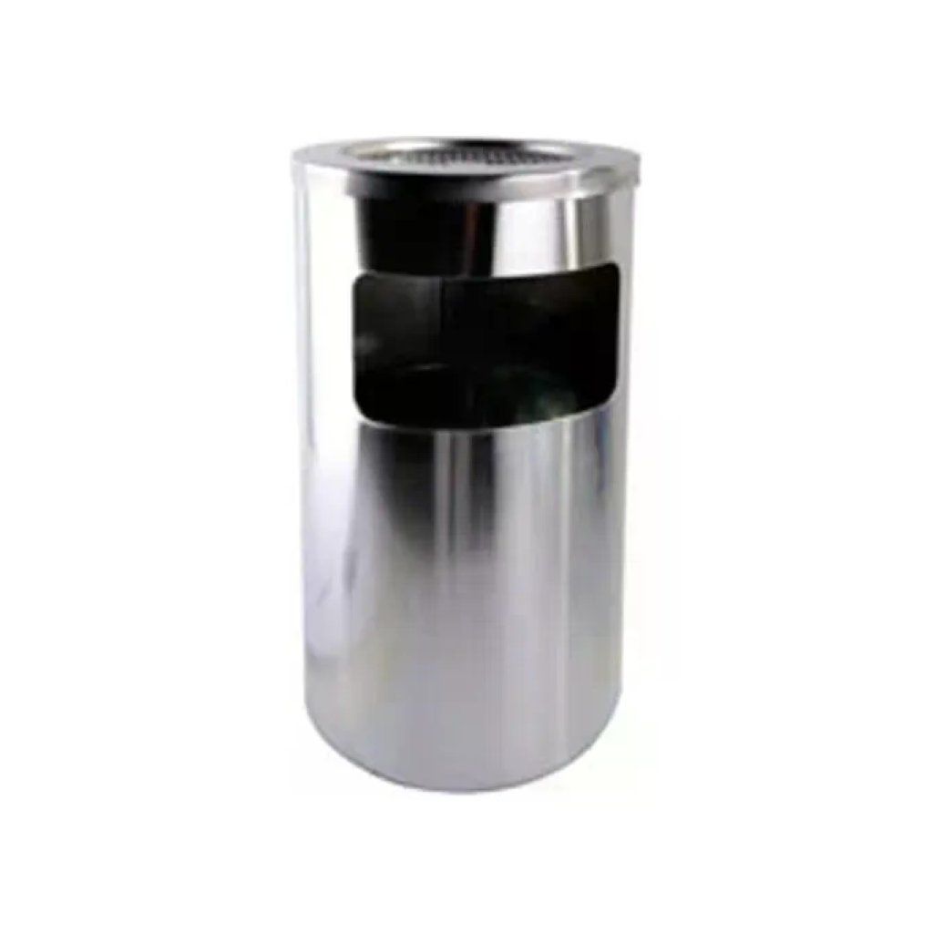 LADY DOC XTRA 08371 Portacenere da Terra Inox Satinato con Vano Rifiuti 16 L LADY DOC XTRA 08371 Portacenere da Terra Inox Satinato con Vano Rifiuti 16 L