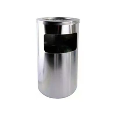 LADY DOC XTRA 08371 Portacenere in Acciaio Inox 201 Forma Tonda con Secchiello Estraibile e Vano LADY DOC XTRA 08371 Portacenere in Acciaio Inox 201 Forma Tonda con Secchiello Estraibile e Vano