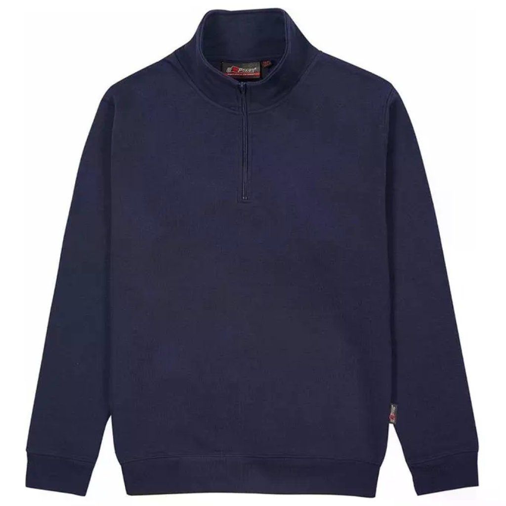 U-Power WEY295DB Tautra Felpa da Lavoro Mezza Zip 50% Cotone 50% Poliestere 280 g-m² colore Deep Blue