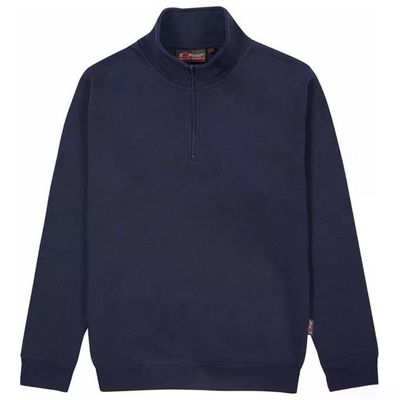U-Power WEY295DB Tautra Felpa da Lavoro Mezza Zip 50% Cotone 50% Poliestere 280 g-m² colore Deep Blue