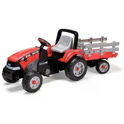 Peg Perego Maxi Diesel Tractor a Pedali con Rimorchio Peg Perego Maxi Diesel Tractor a Pedali con Rimorchio