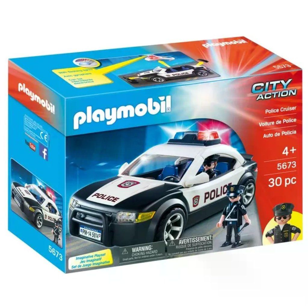 Playmobil City Action 5673 – Auto della Polizia con 2 Figure Playmobil City Action 5673 – Auto della Polizia con 2 Figure