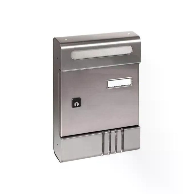 ALUBOX Serie SE – Cassetta postale in argento con serratura