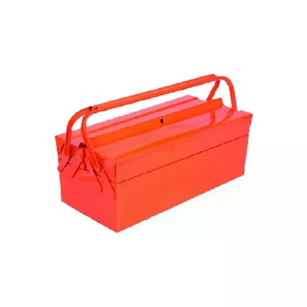 ALTE Cassetta portautensili in acciaio, 3 scomparti, apertura a pantografo, 43 × 20 × 16 cm ALTE Cassetta portautensili in acciaio, 3 scomparti, apertura a pantografo, 43 × 20 × 16 cm