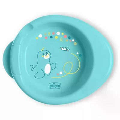 Chicco Warmy Piatto Termico Azzurro 6m+ Chicco Warmy Piatto Termico Azzurro 6m+