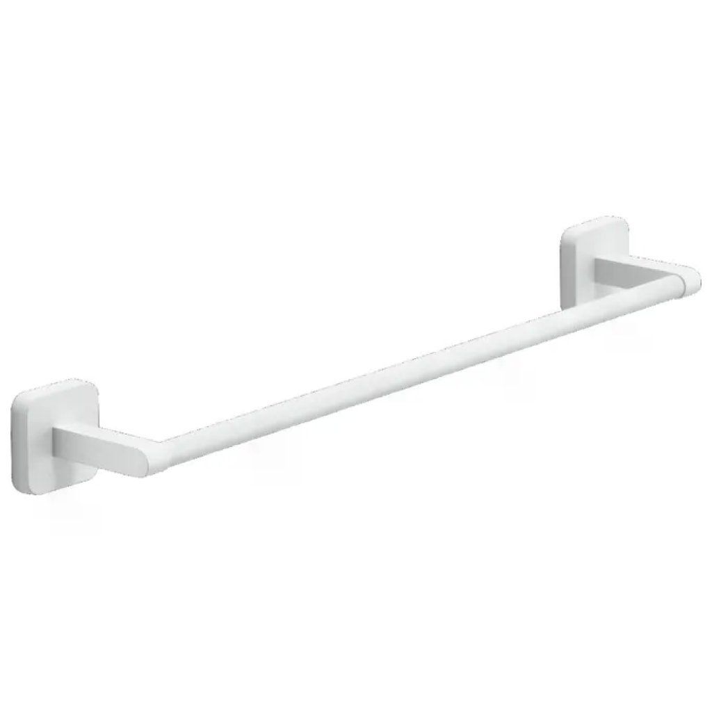 Gedy TO21 Tonga Portasalviette da Parete 45 cm Acciaio Inox Fissaggio a Viti o Biadesivo colore Bianco