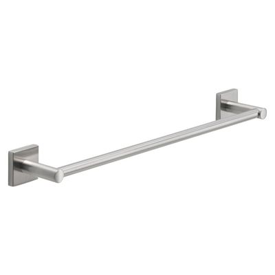 GEDY Fuji – Porta Asciugamani da Parete Silver Spazzolato