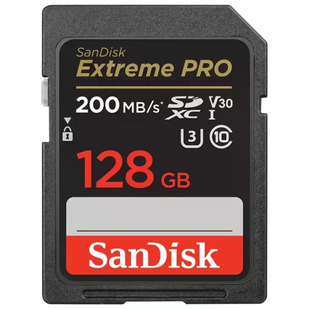 SanDisk Extreme PRO SDXC 128 GB UHS-I V30 SanDisk Extreme PRO SDXC 128 GB UHS-I V30