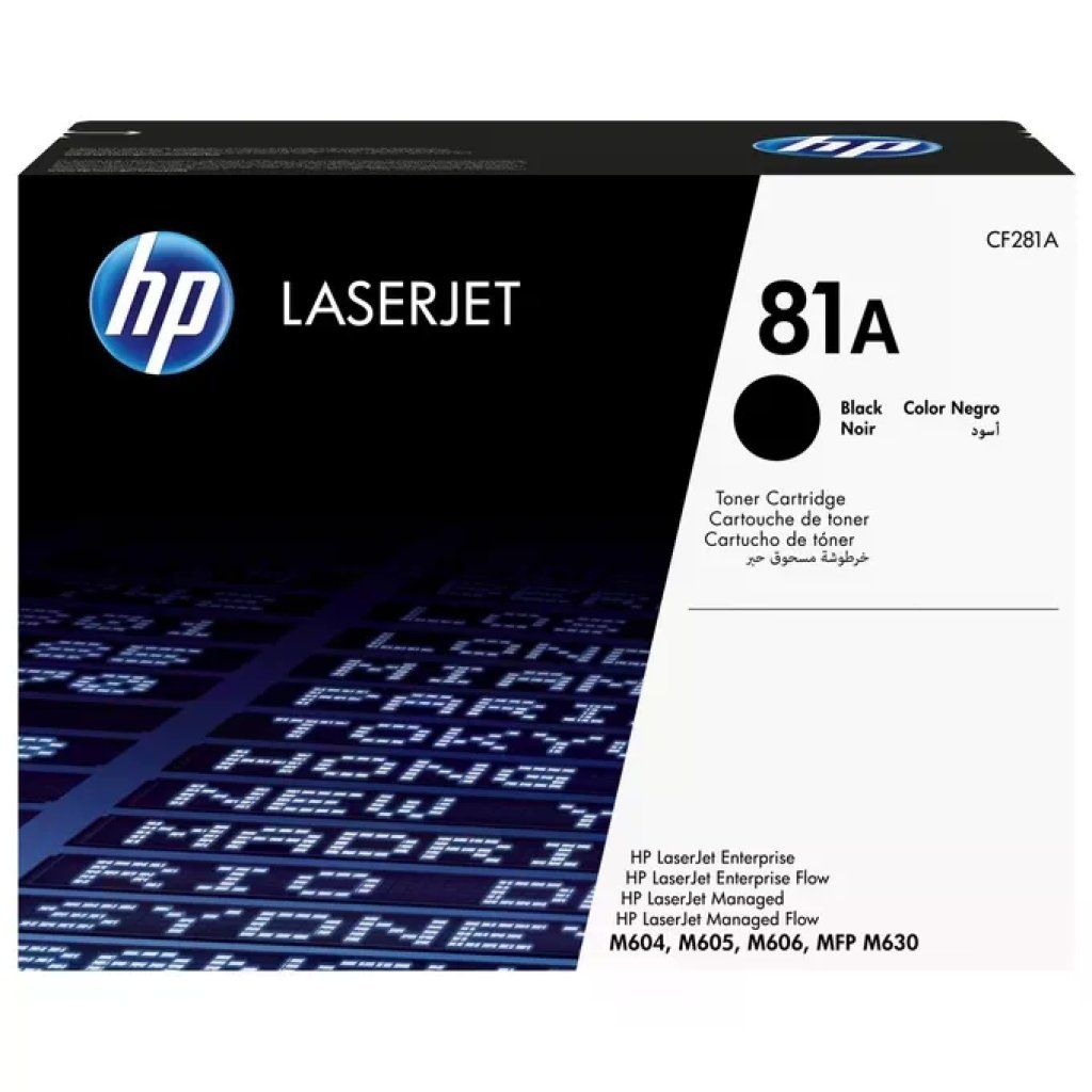 HP Toner originale HP 81A CF281A nero, resa 10.500 pagine