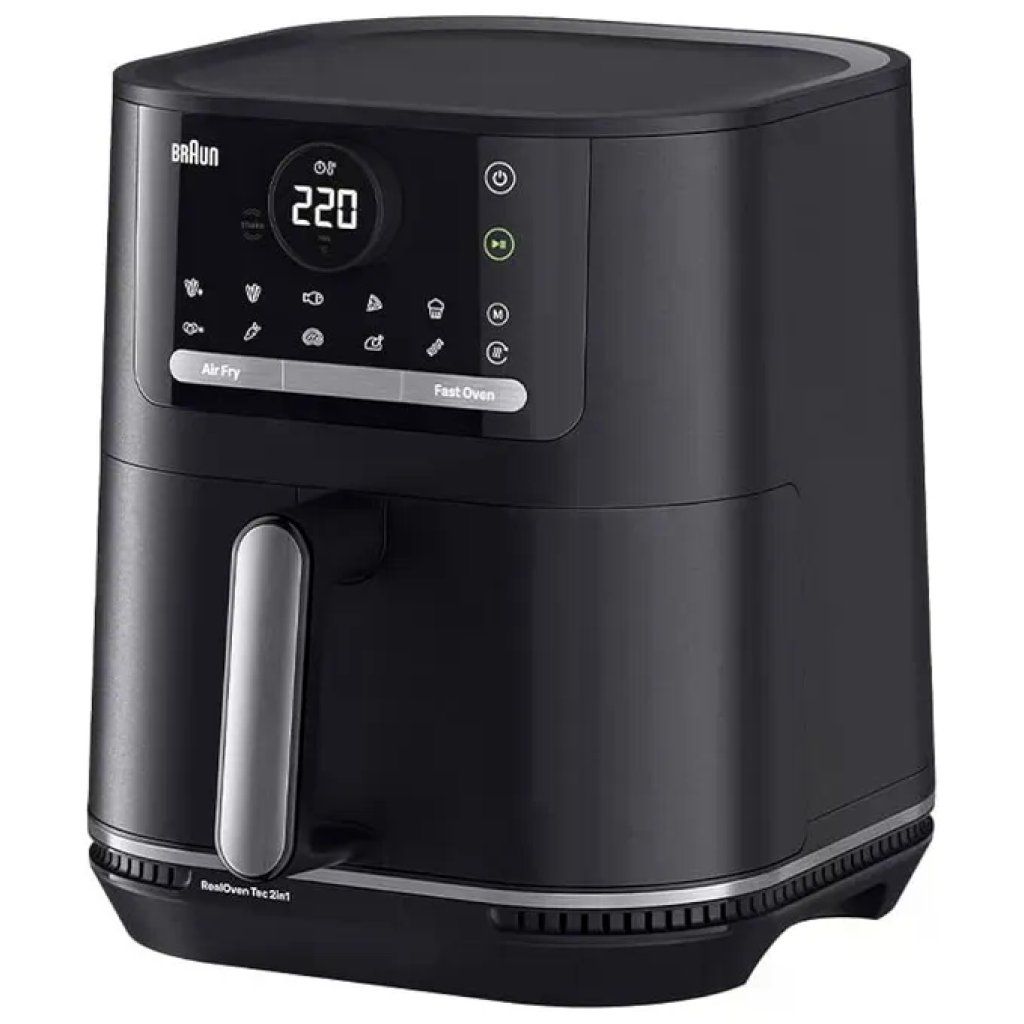 Braun HF5075 Friggitrice ad aria 6 L 2000 W 20 programmi doppia resistenza rivestimento ceramico