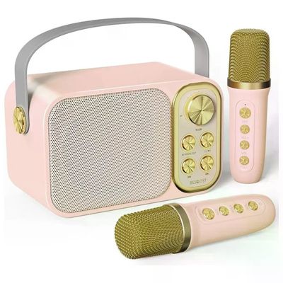 Celly Altoparlante Karaoke Bluetooth 10 W per Bambini con 2 Microfoni Celly Altoparlante Karaoke Bluetooth 10 W per Bambini con 2 Microfoni