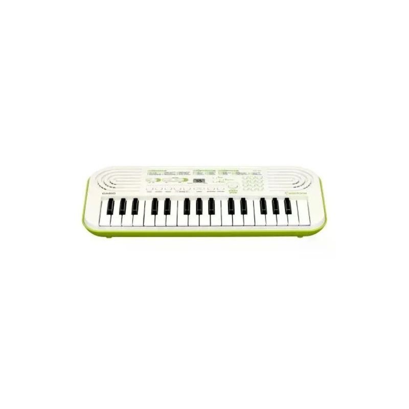 Casio SA-50 Tastiera Musicale Elettronica 32 Mini Tasti Bianca e Verde Lime