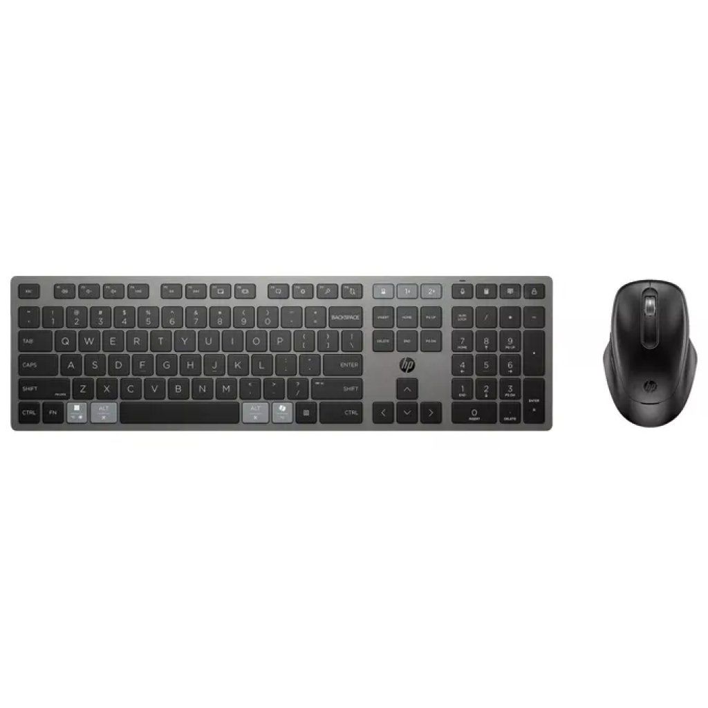 HP 720: Tastiera e Mouse Wireless Ricaricabili Multidispositivo