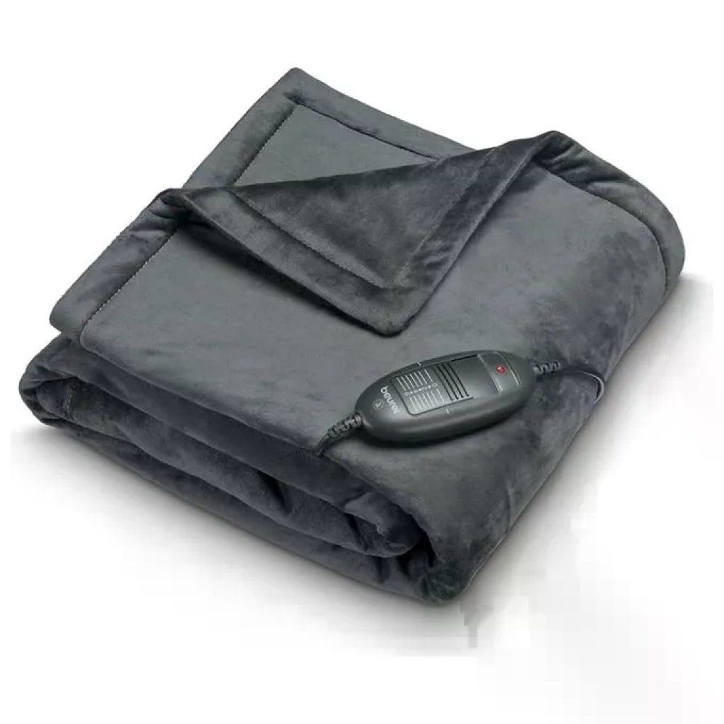 Beurer HD 74 Limited Edition Termocoperta in Pile 150 × 130 cm, 100 W, Grigio