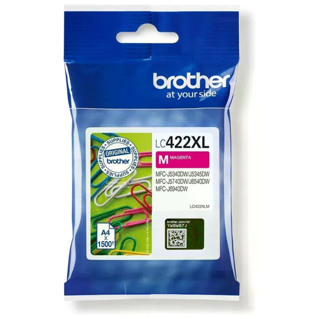 Brother LC422XLM Cartuccia Inkjet Originale XL Resa 1500 Pagine per Stampanti MFCJ5340DW MFCJ5740DW