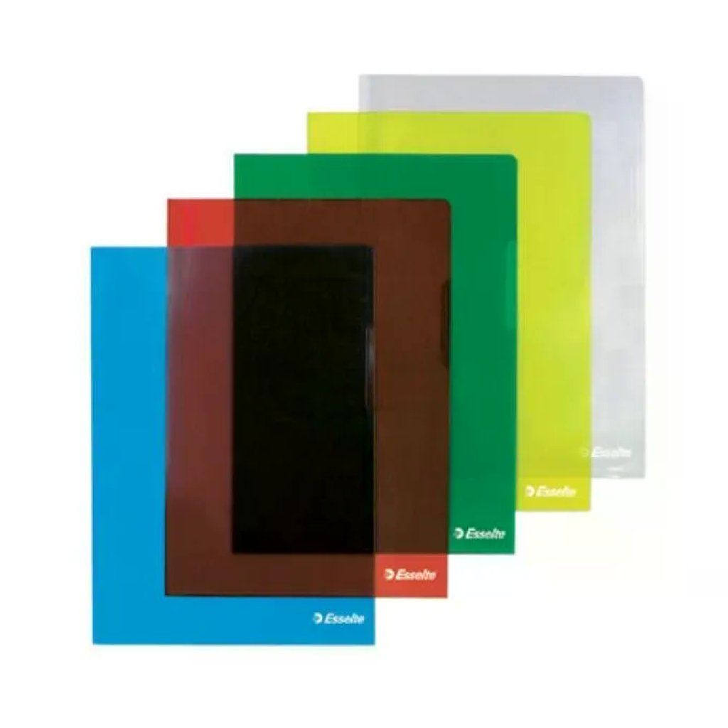 Esselte Buste a L in PVC Cristal, A4, Conf. 25 Esselte Buste a L in PVC Cristal, A4, Conf. 25