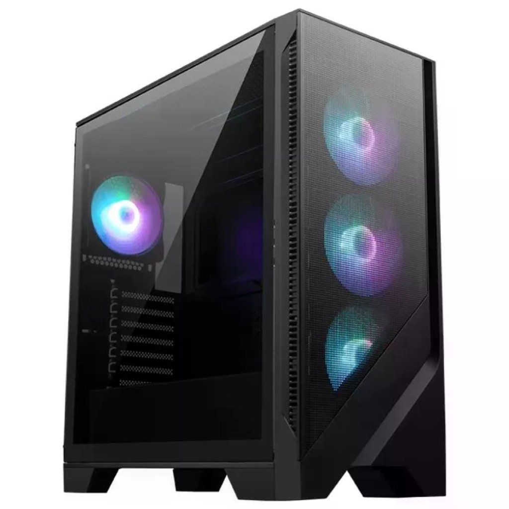 MSI MAG FORGE 320R AIRFLOW – Case Gaming Micro-ATX Nero con Vetro Temperato e RGB