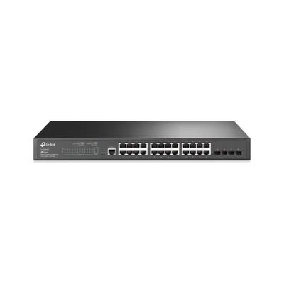 TP-Link SG3428 Omada Switch Gestito L2-L3 24 porte Gigabit Ethernet 4 slot SFP 56 Gbps Fanless colore Nero