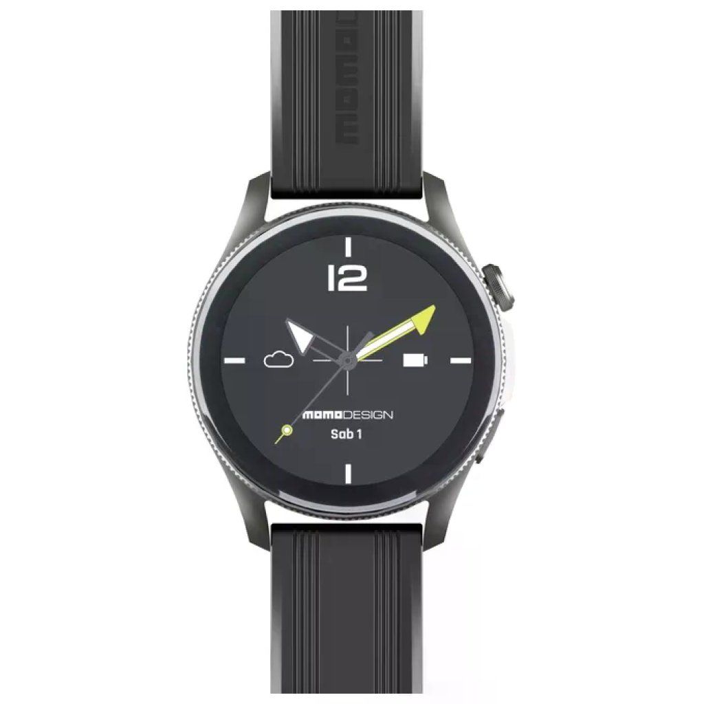Cellularline BTMMOWATCHRK Smartwatch Display AMOLED 1.43'' Bluetooth Momo Design