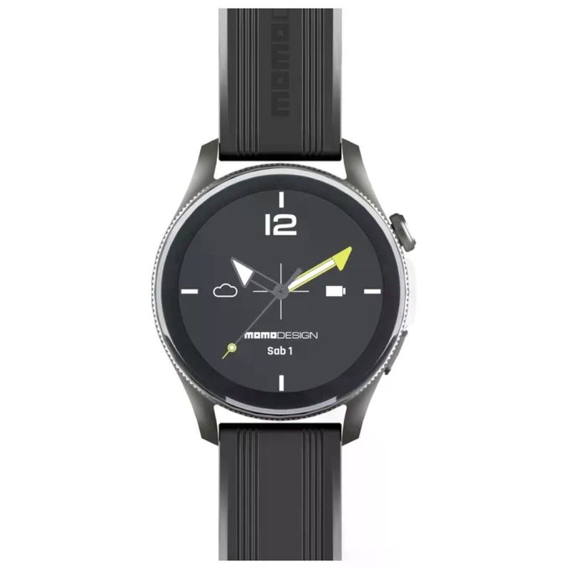Cellularline BTMMOWATCHRK Smartwatch Display AMOLED 1.43'' Bluetooth Momo Design